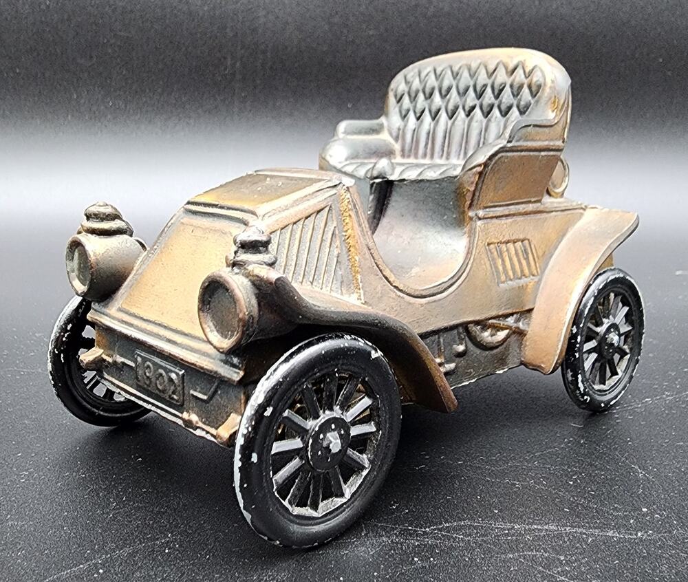 Vintage Brass Die‑Cast Car Bank First Federal Savings & Loan Canton Louisville